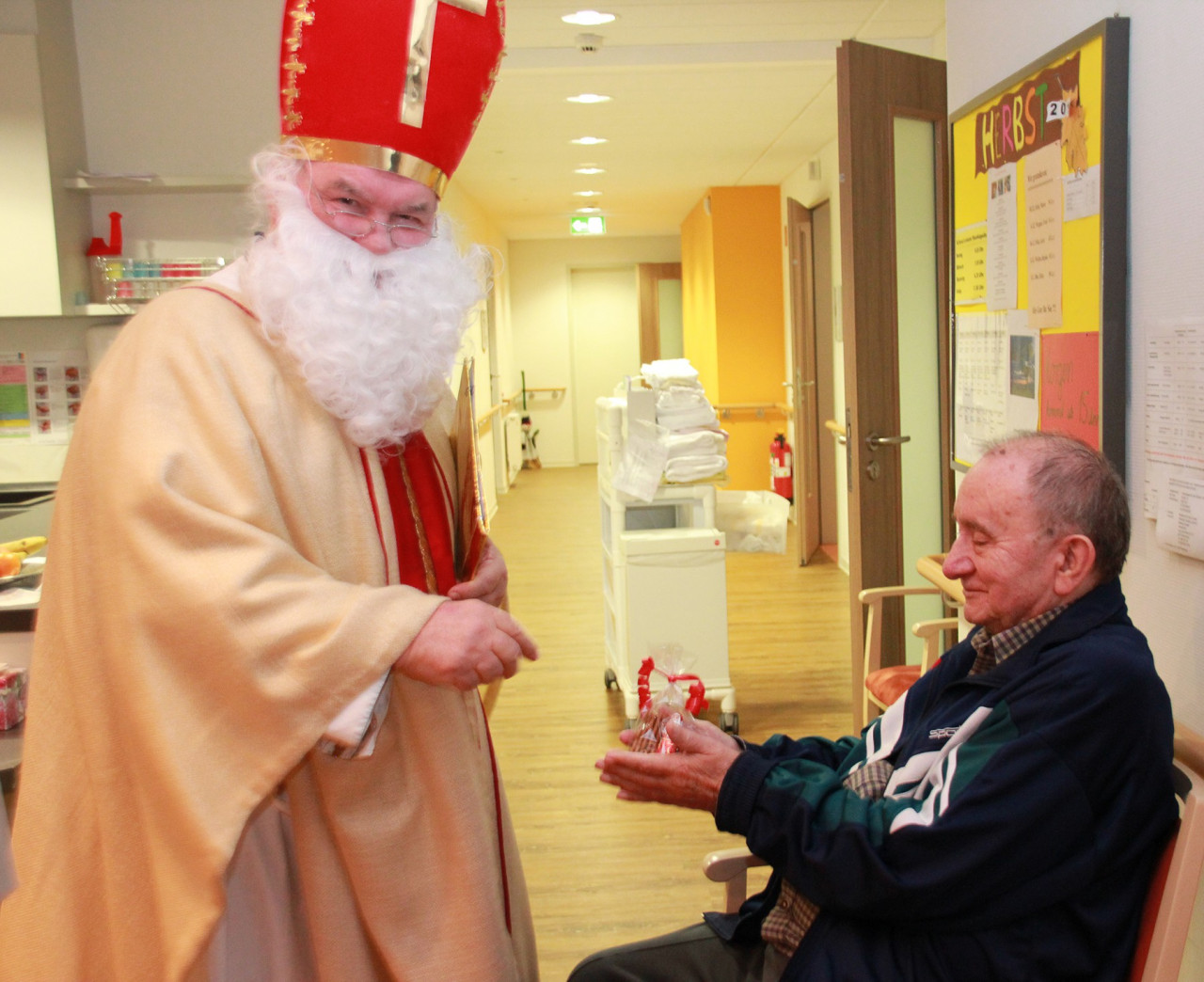 Der Nikolaus zu Besuch...