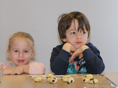 Backaktion mit dem Kindergarten
