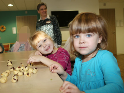 Backaktion mit dem Kindergarten